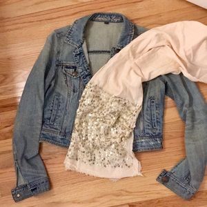 Sequinned Anthropologie scarf